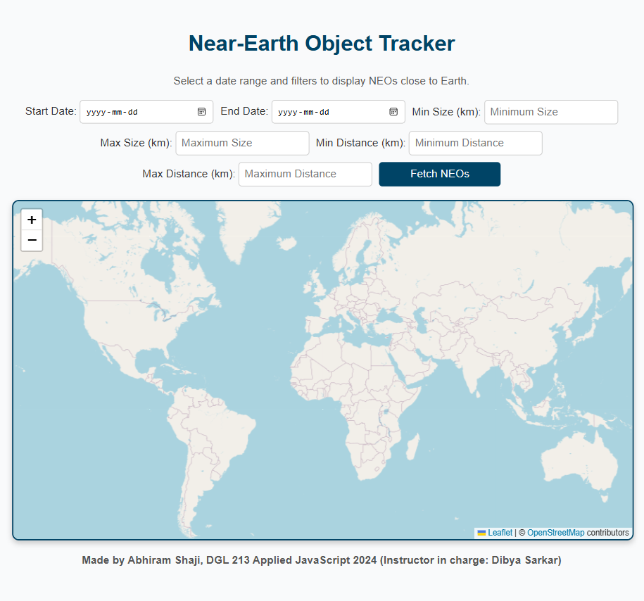Asteroid Tracker